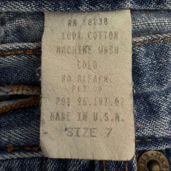 MUDD JEANS Y2K Vintage High Rise Wide Leg Jeans Size 7 - Picture 7 of 7